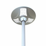 Powerful solar LED area light side view